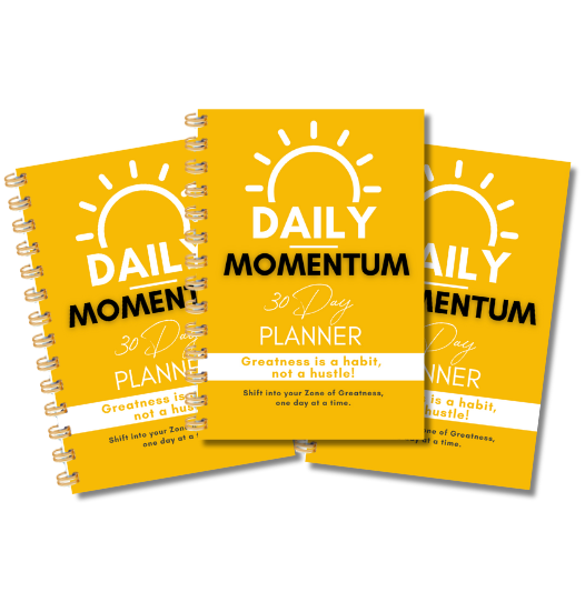 Daily Momentum |  30 Day Planners | 3 Pack
