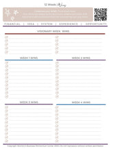 Load image into Gallery viewer, Undated |  Momentum 12 Week Planners | 4 Pack